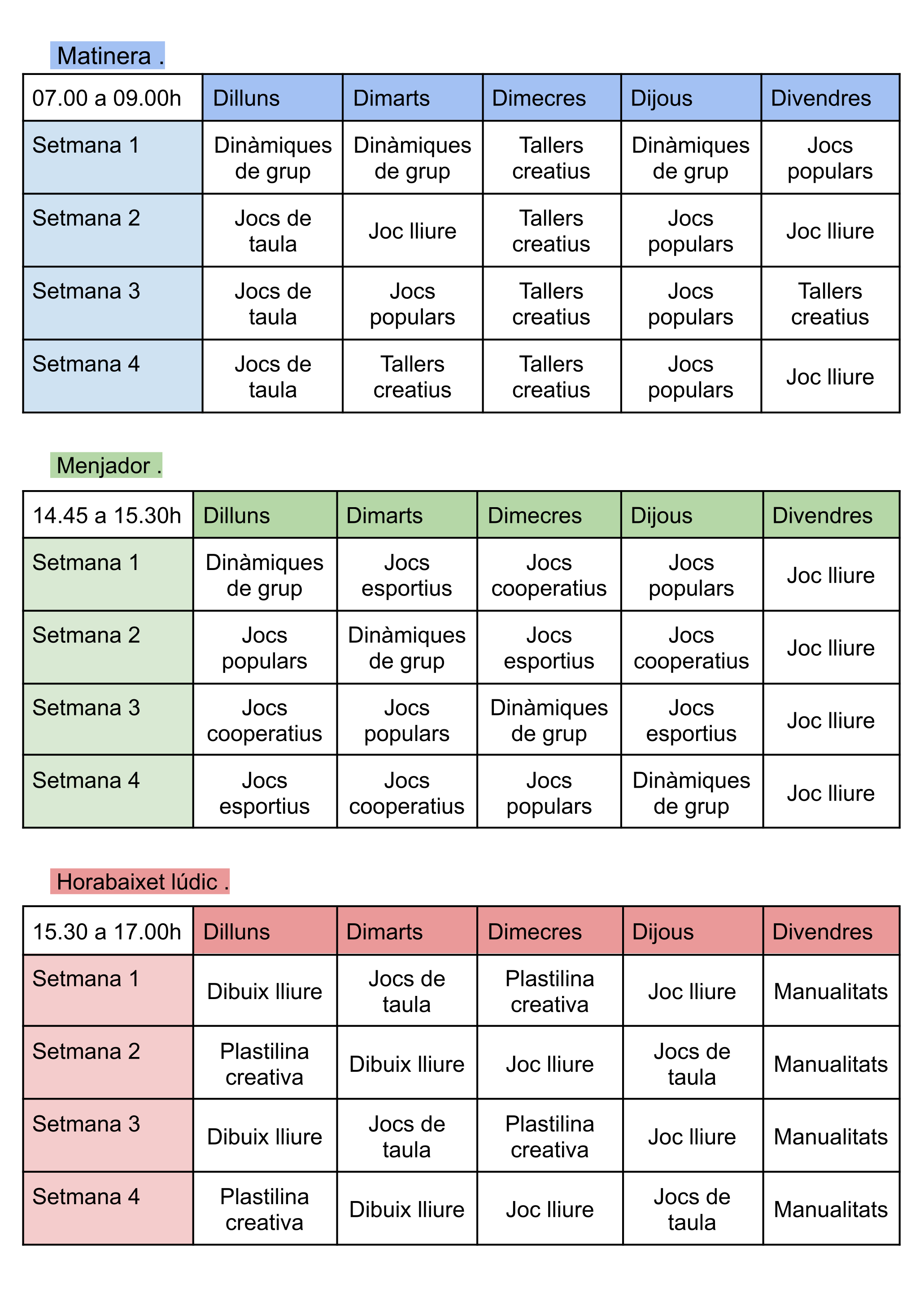 Programacions Ponent 24 25 2